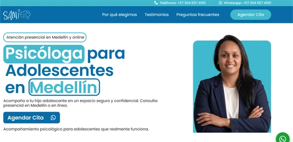 Página web de un restaurante