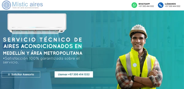 Página web de una inmobiliaria