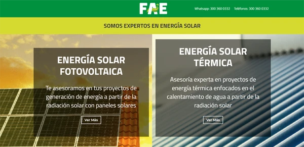 Página web de una clínica veterinaria