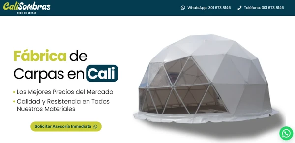 Página web de una empresa constructora
